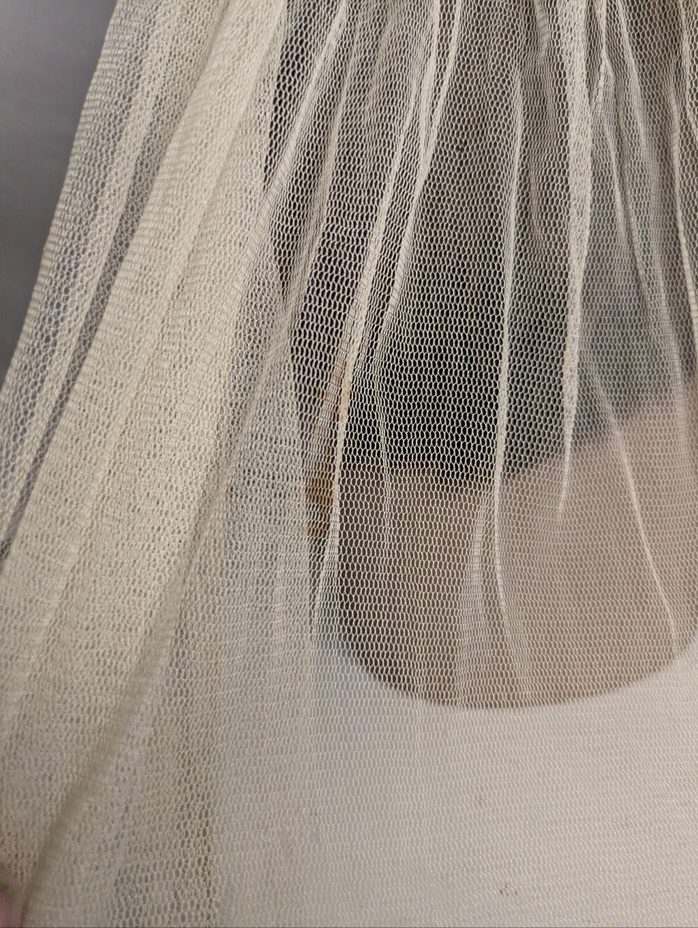 Antique Juliet Cap Bridal Wedding Veil - Picture 7 of 10